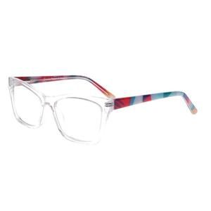 New PEACELOVE Clear SUNSHINE Eyeglasses with Colorful Temples 52/16/135